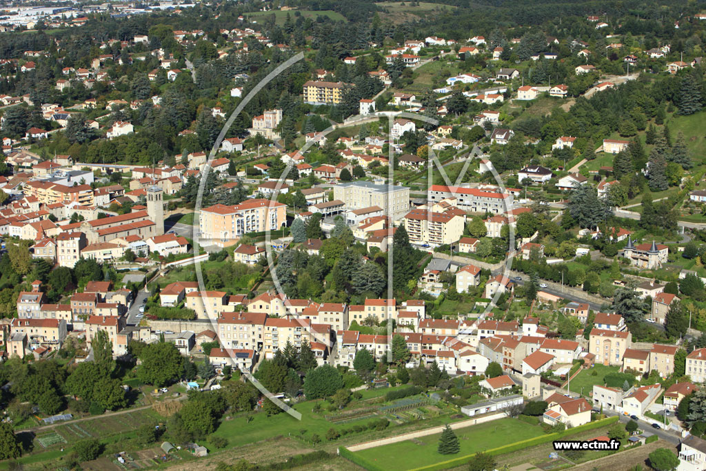 Photo arienne de Saint-Just-Saint-Rambert (Le Vieux Saint Just)