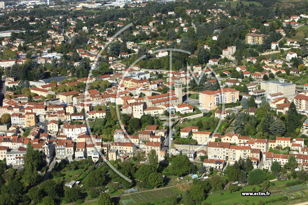 Photo arienne de Saint-Just-Saint-Rambert (Le Vieux Saint Just)