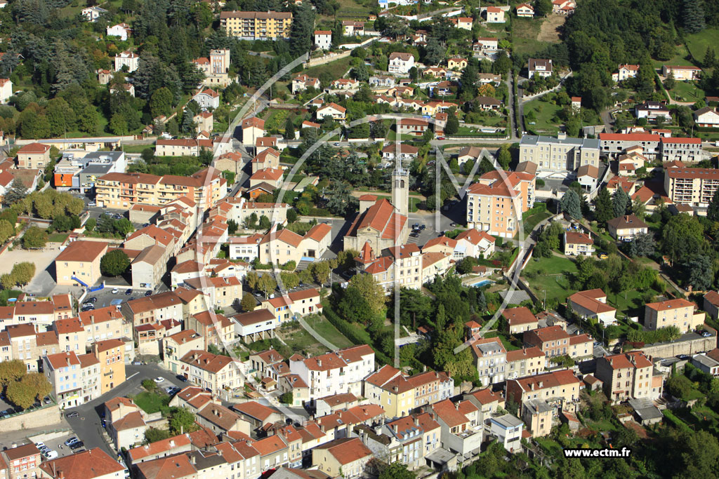 Photo arienne de Saint-Just-Saint-Rambert (Le Vieux Saint Just)