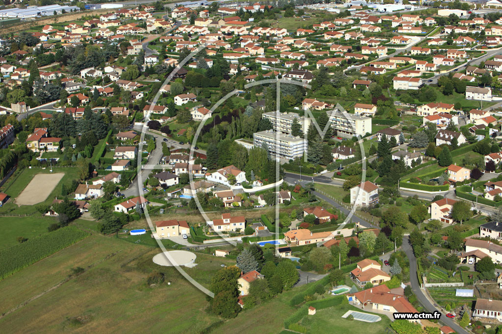 Photo arienne de Saint-Just-Saint-Rambert (Route d'Andrzieux)
