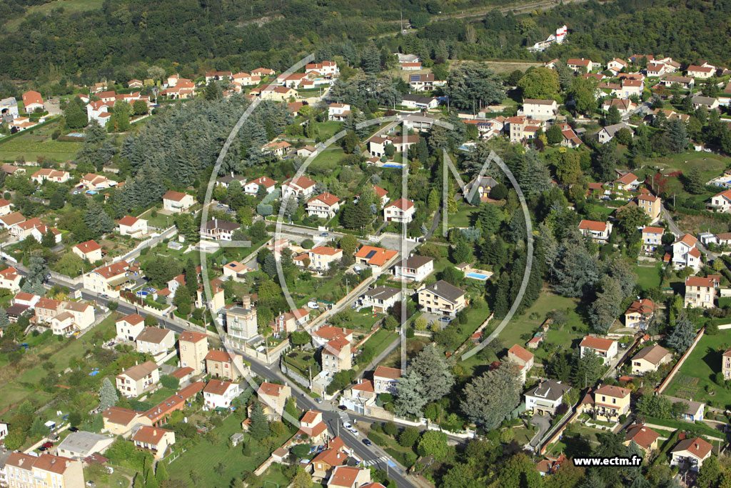 Photo arienne de Saint-Just-Saint-Rambert (Route de Saint-Etienne)