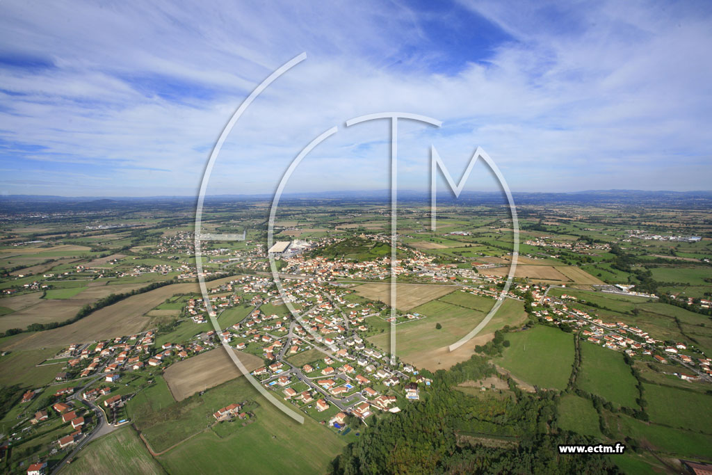 Photo arienne de Saint-Romain-le-Puy