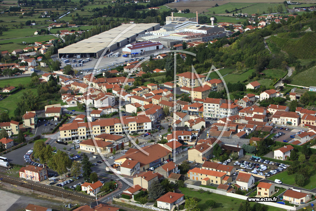 Photo arienne de Saint-Romain-le-Puy