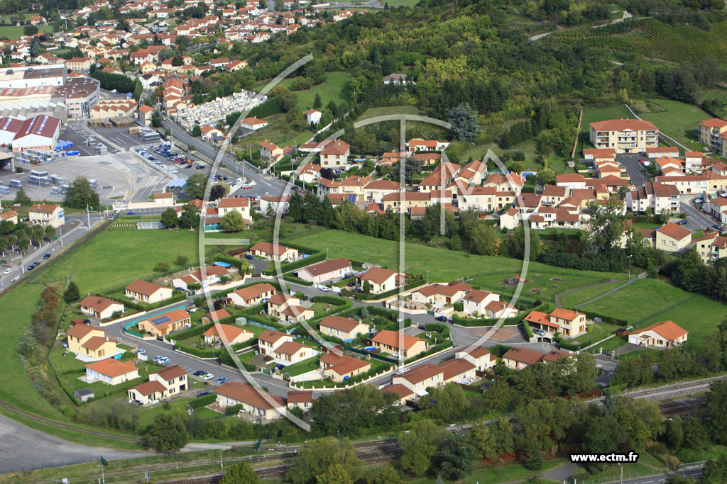Photo arienne de Saint-Romain-le-Puy