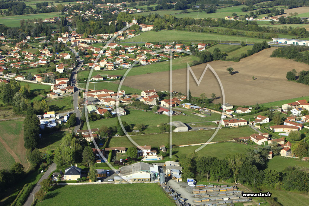 Photo arienne de Cuzieu (La Bourge Froide)