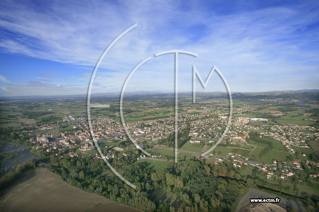 Photo arienne de Montrond-les-Bains
