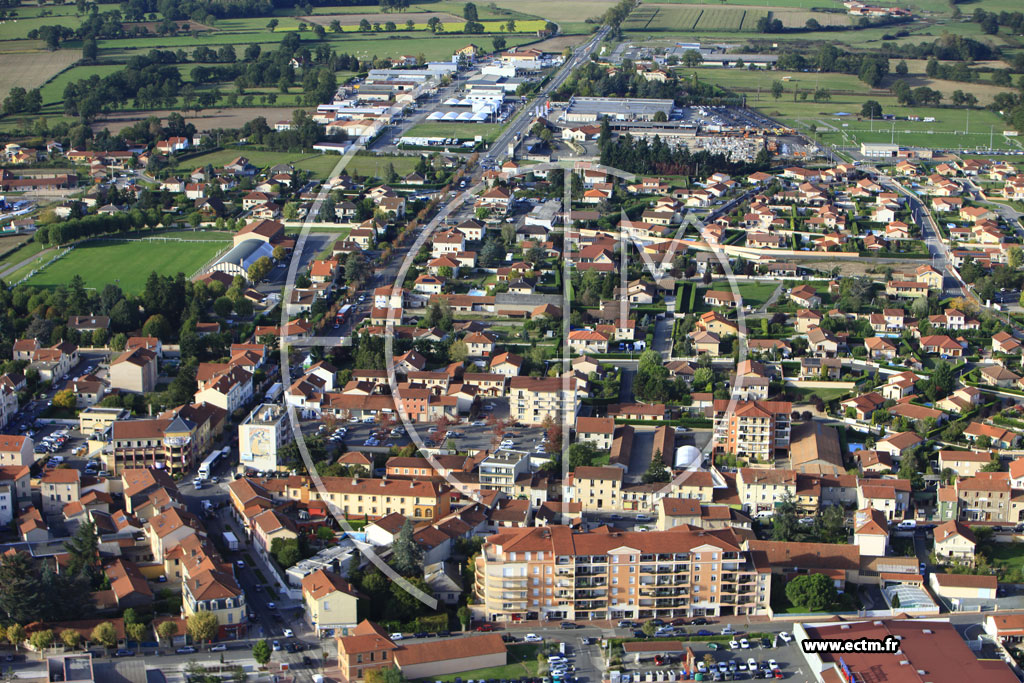 Photo arienne de Montrond-les-Bains
