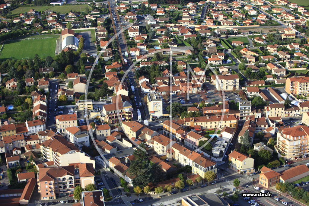 Photo arienne de Montrond-les-Bains