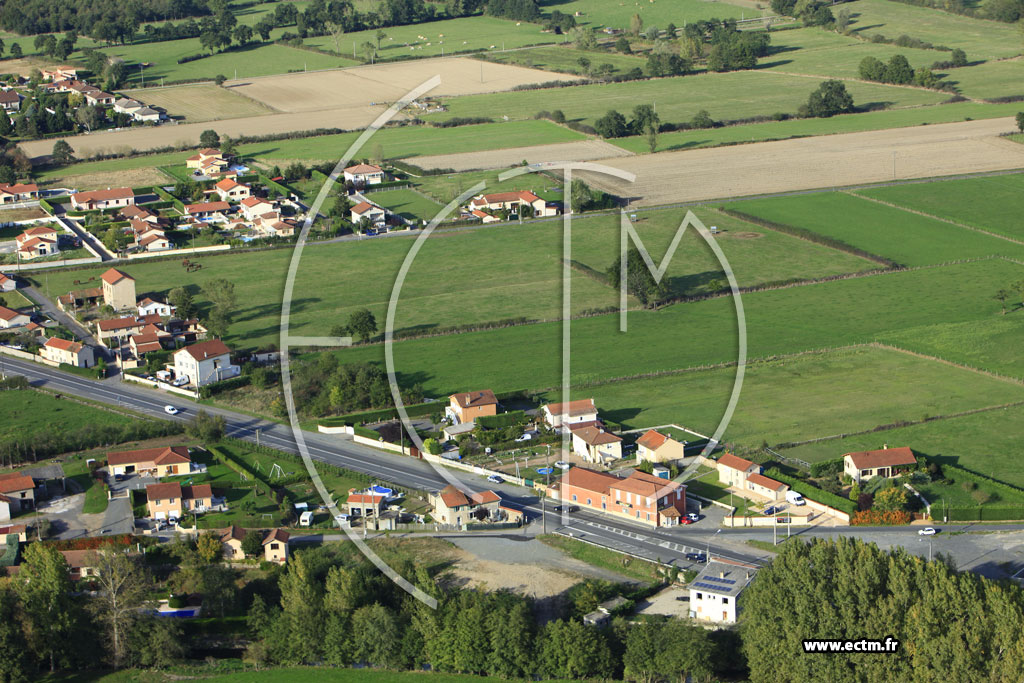 Photo arienne de Montrond-les-Bains (Meylieu)