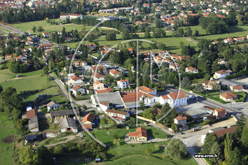 Photo arienne de Montrond-les-Bains (Route de Saint-Etienne)