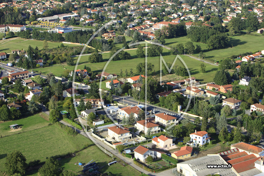Photo arienne de Montrond-les-Bains (Route de Saint-Etienne)