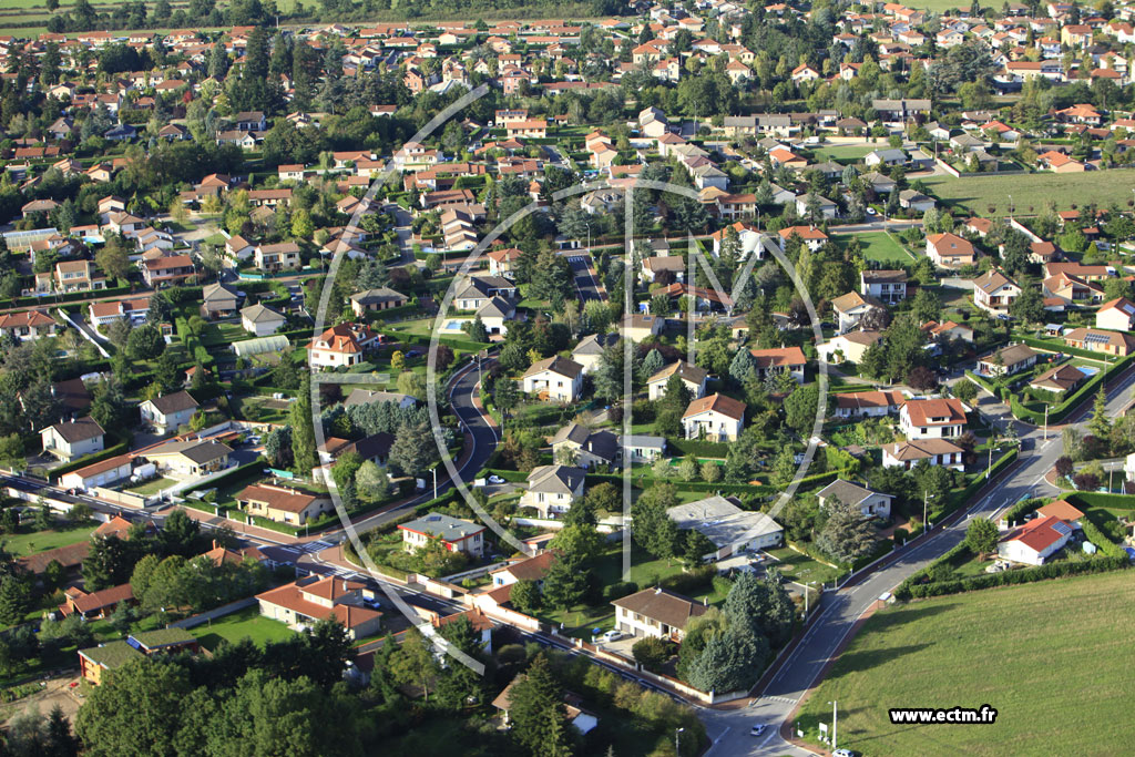 Photo arienne de Montrond-les-Bains (Rue de Chantegrillet)