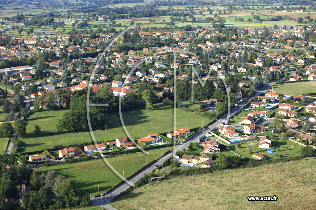 Photo arienne de Montrond-les-Bains (Rue de l'Anzieux)