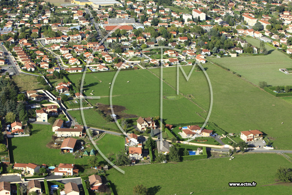 Photo arienne de Veauche (Chemin des Granges)