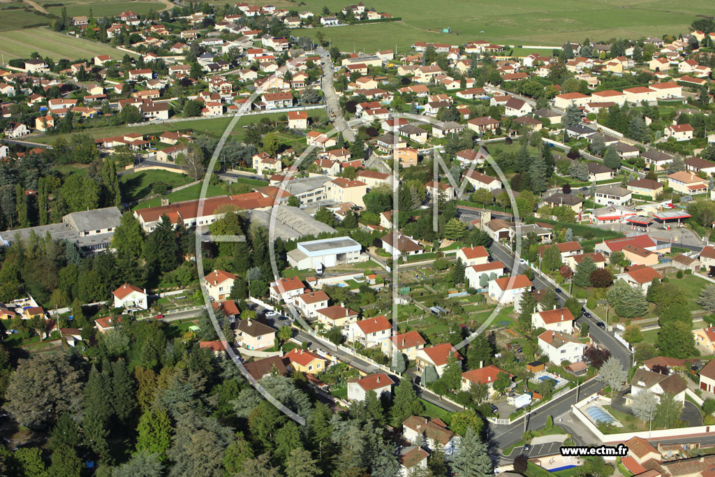 Photo arienne de Veauche (Lotissement Le Village du Guillon)
