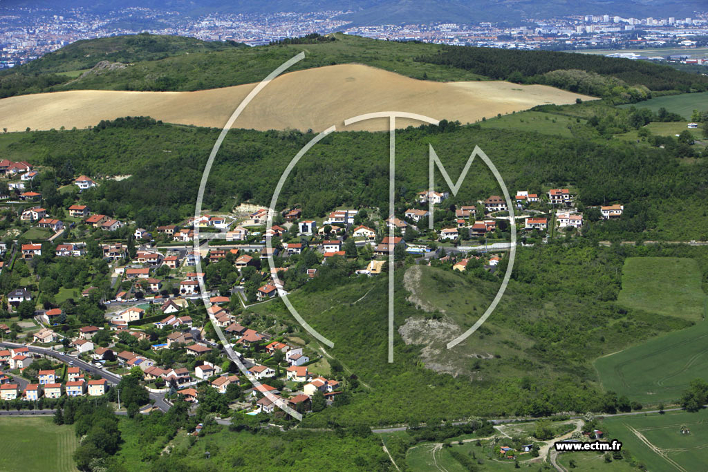 Photo arienne de Cournon-D'Auvergne