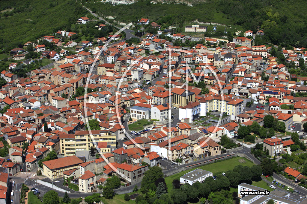 Photo arienne de Cournon-D'Auvergne