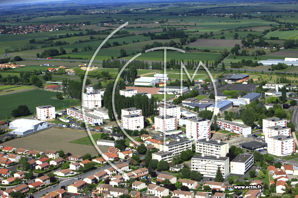 Photo arienne de Gerzat