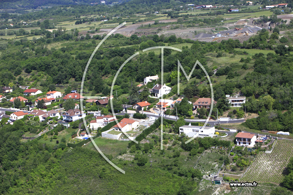 Photo arienne de Blanzat (Les Mauvaises)