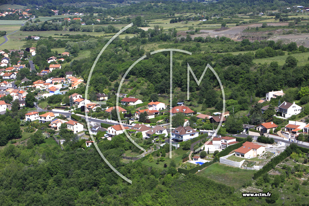 Photo arienne de Blanzat (Les Mauvaises)