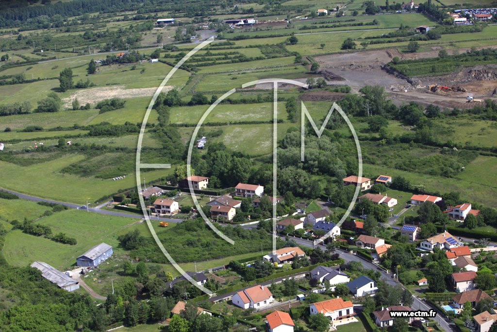 Photo arienne de Blanzat (Les Mauvaises)