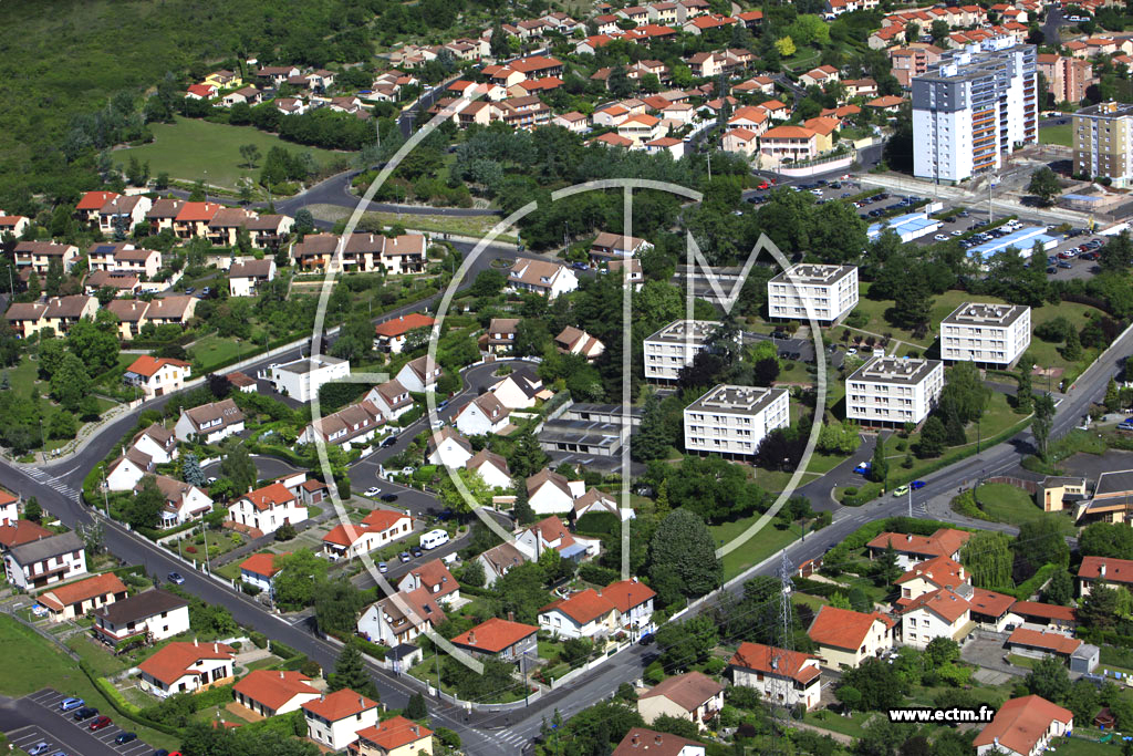 Photo arienne de Clermont-Ferrand (Quartier Croix Neyrat)