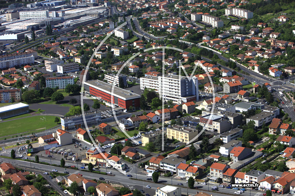 Photo arienne de Clermont-Ferrand (Quartier Croix Neyrat)