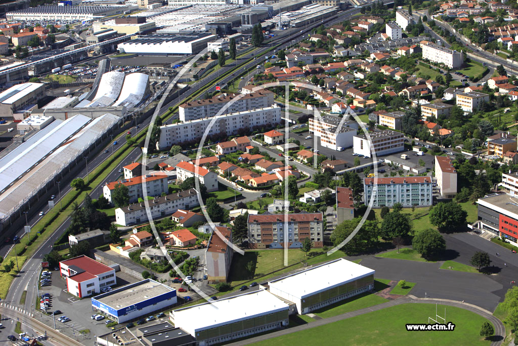 Photo arienne de Clermont-Ferrand (Quartier Croix Neyrat)