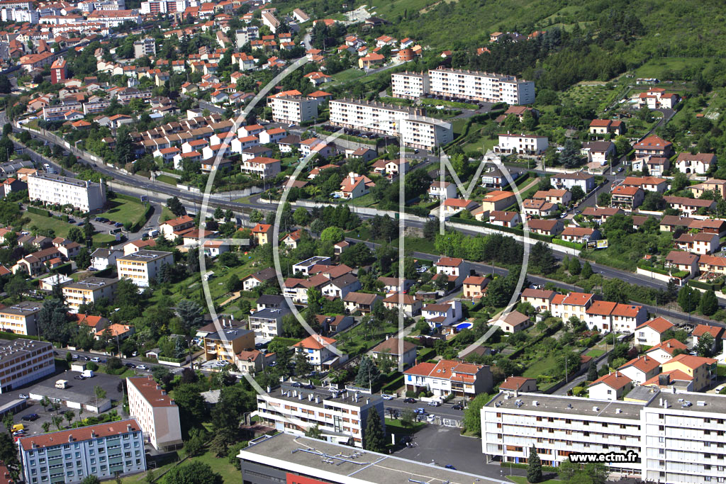 Photo arienne de Clermont-Ferrand (Quartier Croix Neyrat)