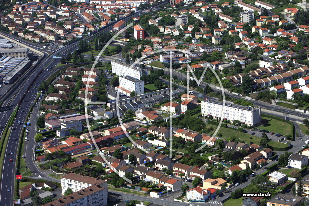 Photo arienne de Clermont-Ferrand (Quartier Croix Neyrat)