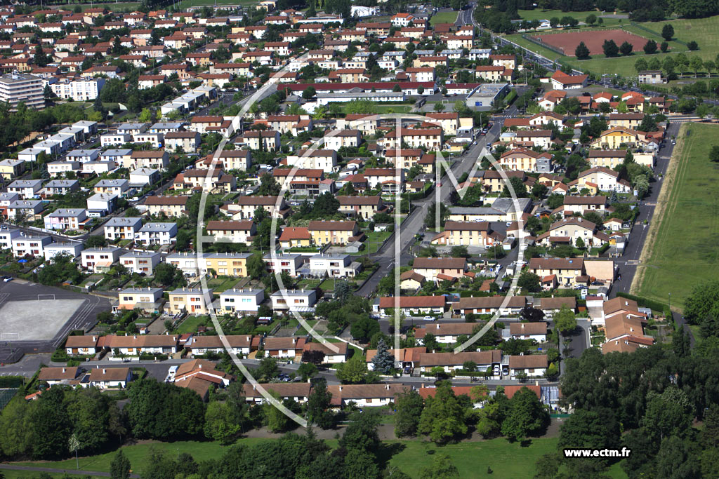 Photo arienne de Clermont-Ferrand (Quartier de la Plaine)