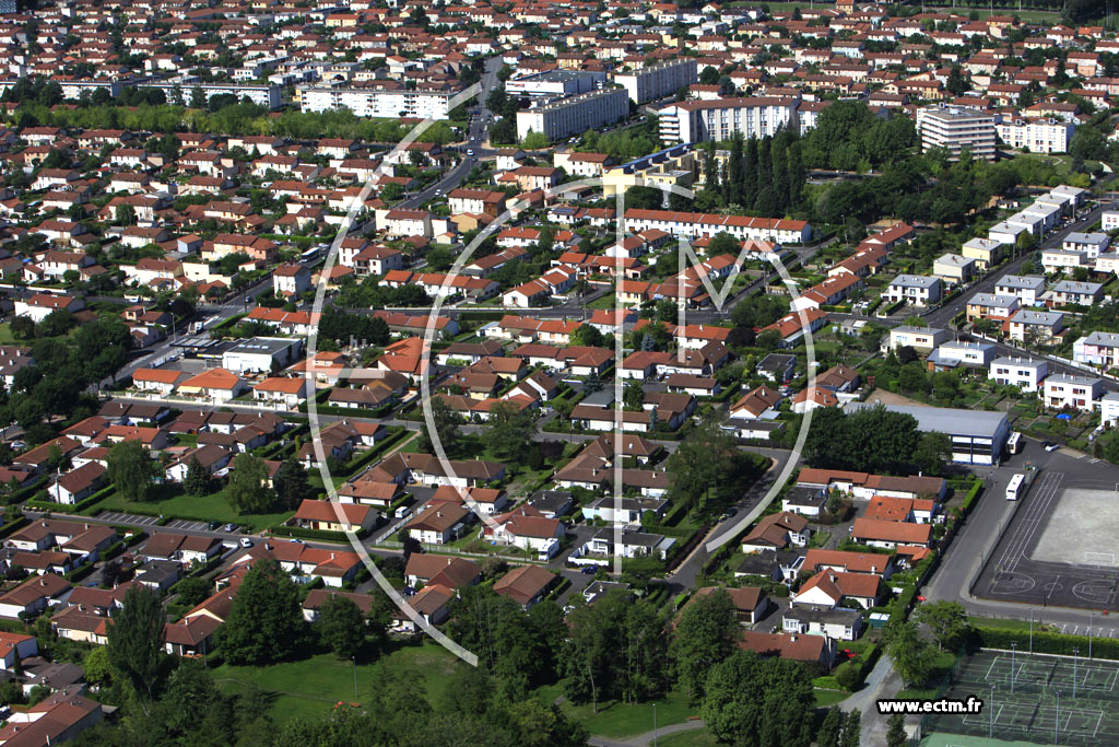 Photo arienne de Clermont-Ferrand (Quartier de la Plaine)