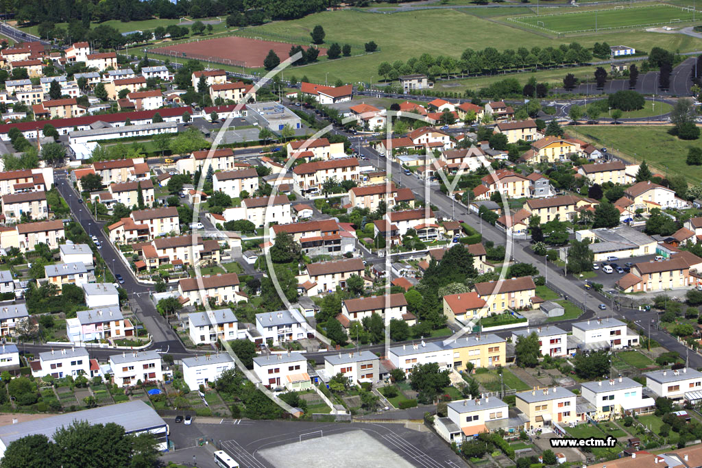 Photo arienne de Clermont-Ferrand (Quartier de la Plaine)