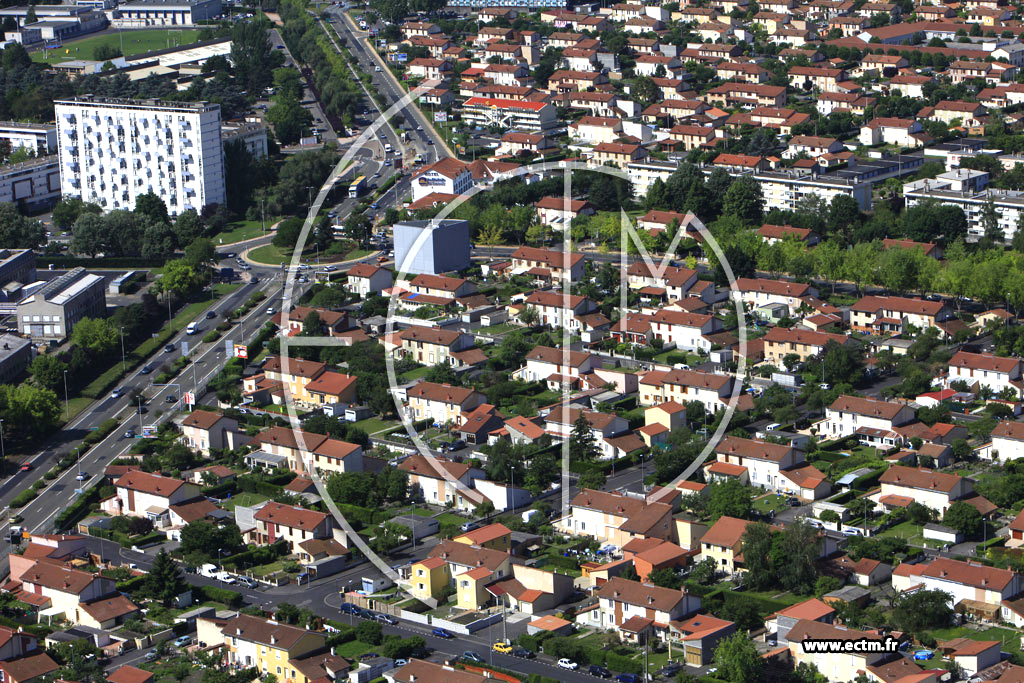 Photo arienne de Clermont-Ferrand (Quartier de la Plaine)