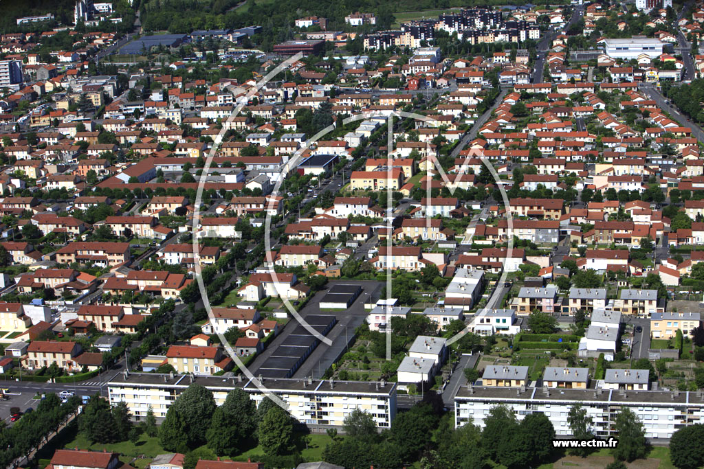 Photo arienne de Clermont-Ferrand (Quartier de la Plaine)
