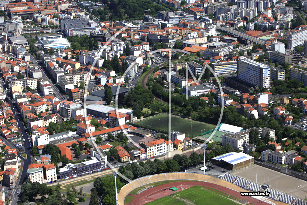 Photo arienne de Clermont-Ferrand (Quartier des Salins)
