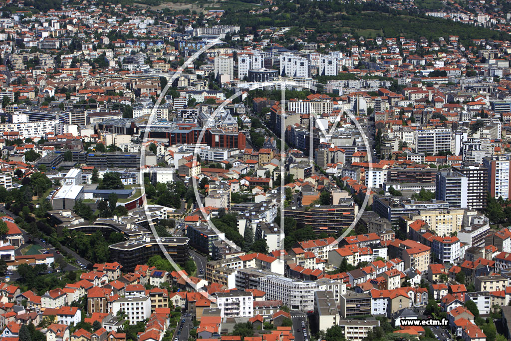 Photo arienne de Clermont-Ferrand (Quartier des Salins)