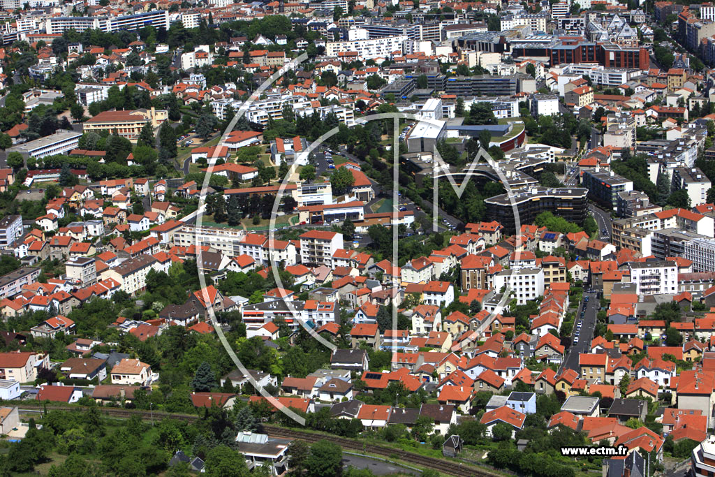 Photo arienne de Clermont-Ferrand (Quartier des Salins)