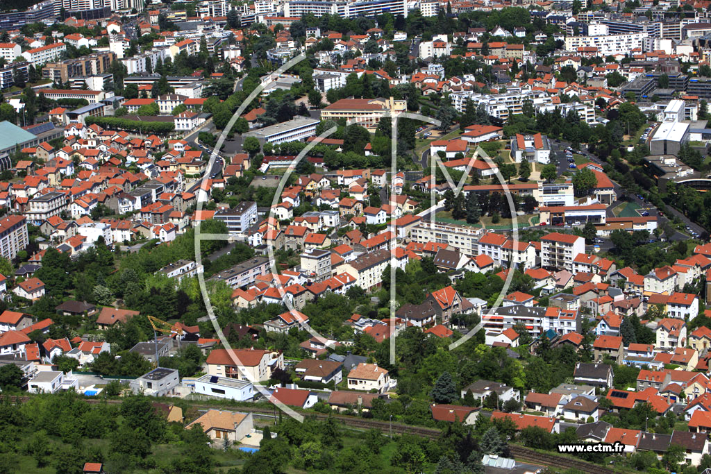 Photo arienne de Clermont-Ferrand (Quartier des Salins)