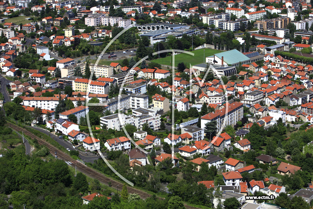 Photo arienne de Clermont-Ferrand (Quartier des Salins)