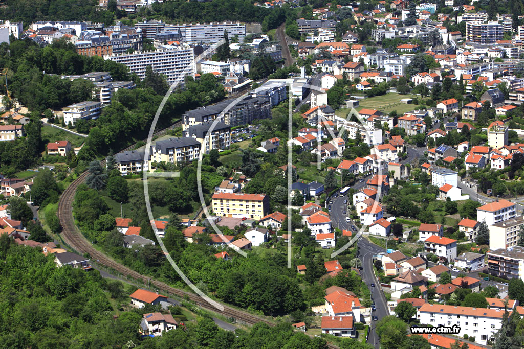 Photo arienne de Clermont-Ferrand (Quartier des Salins)
