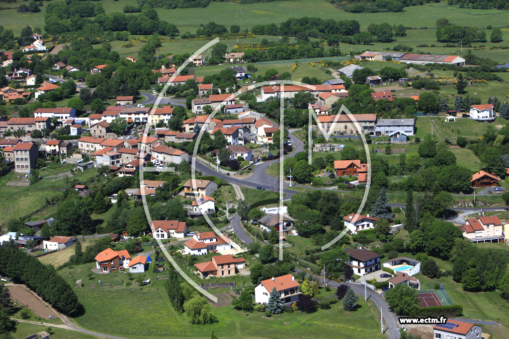 Photo arienne de Saint-Gens-Champanelle (Berzet)