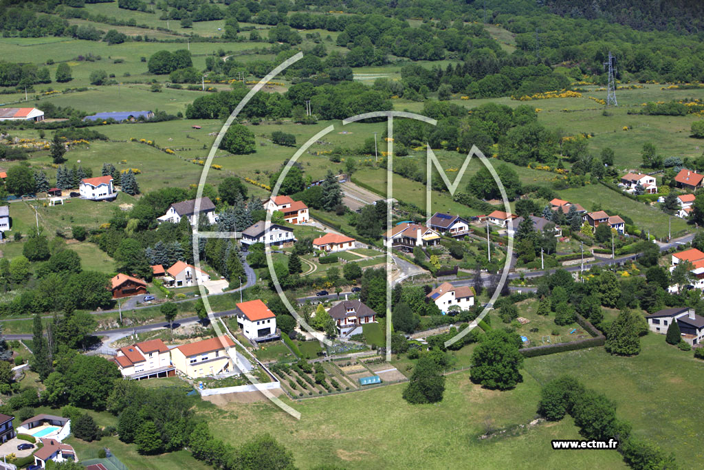 Photo arienne de Saint-Gens-Champanelle (Berzet)