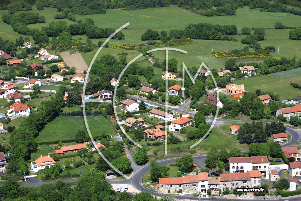 Photo arienne de Saint-Gens-Champanelle (Berzet)