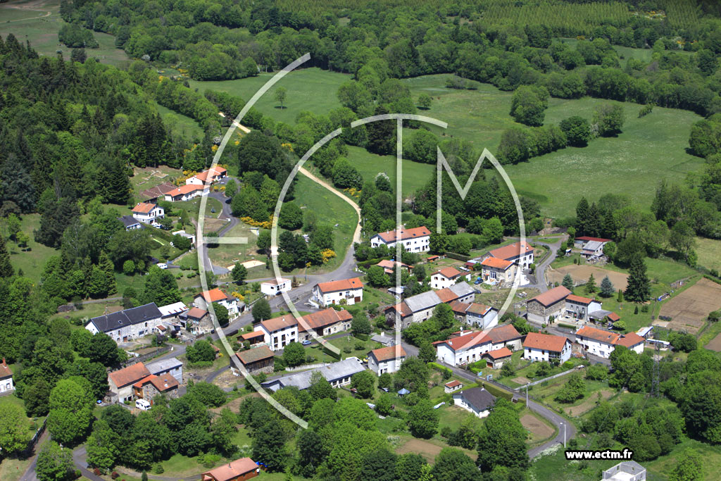 Photo arienne de Saint-Gens-Champanelle (Chatrat)