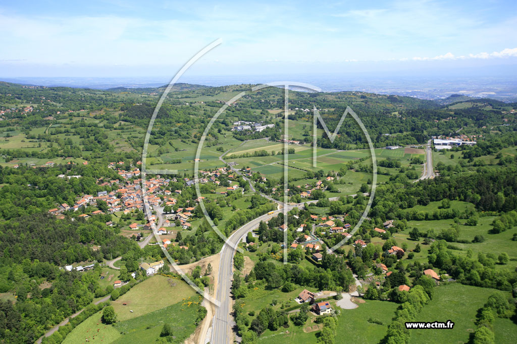 Photo arienne de Saint-Gens-Champanelle (Fontfreyde)