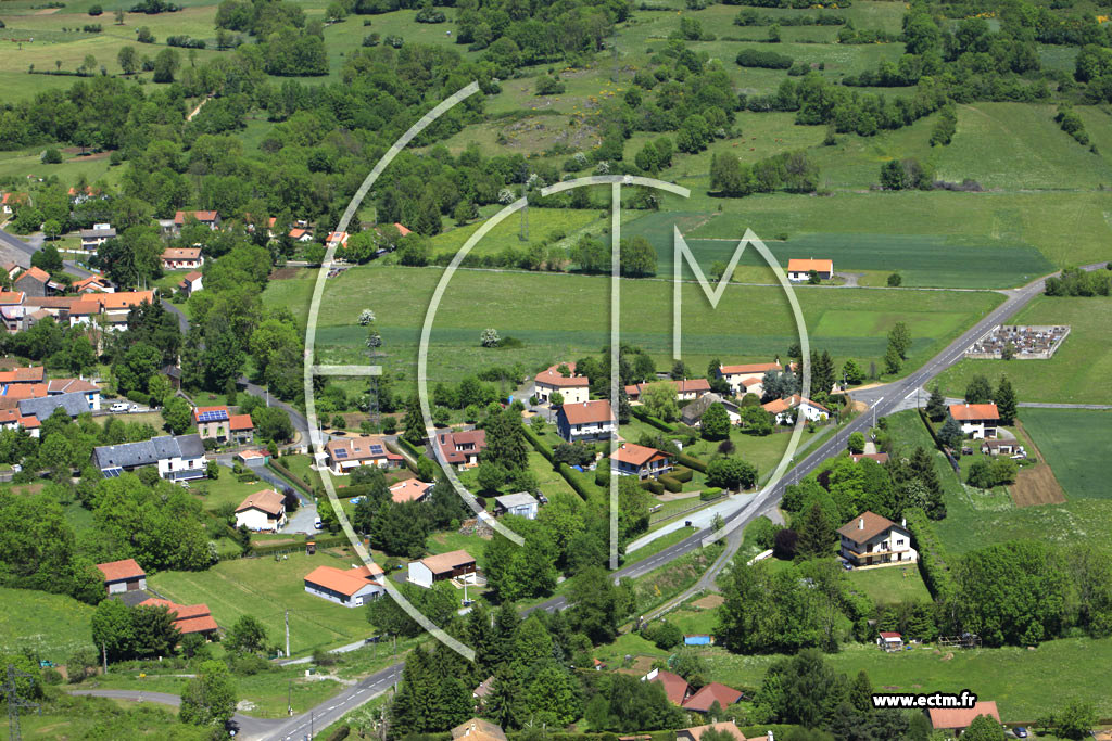 Photo arienne de Saint-Gens-Champanelle (Fontfreyde)