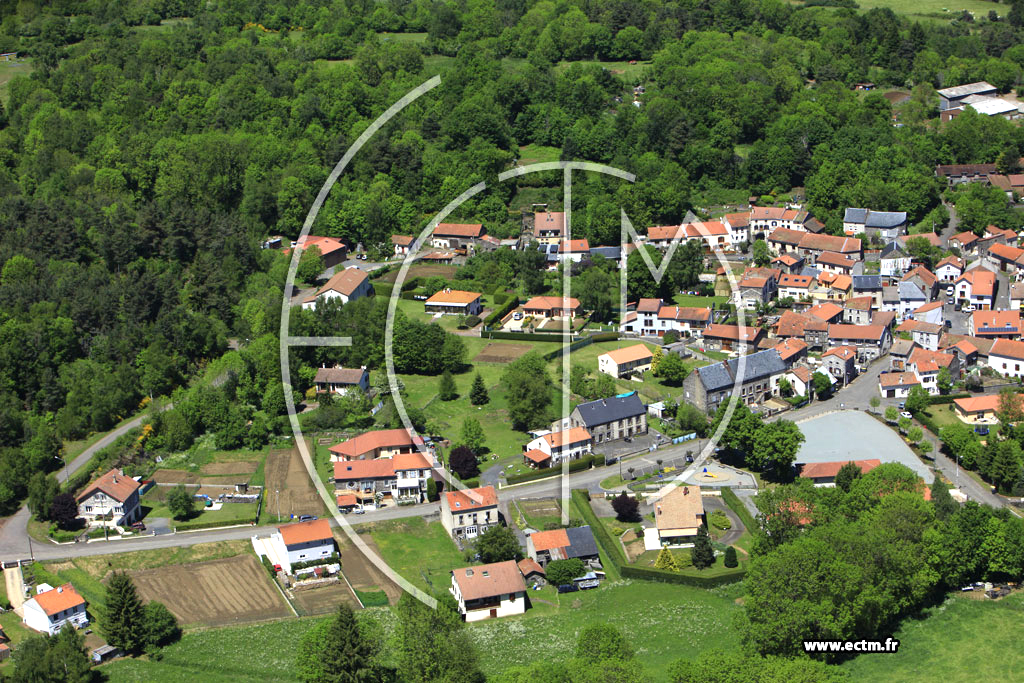 Photo arienne de Saint-Gens-Champanelle (Fontfreyde)