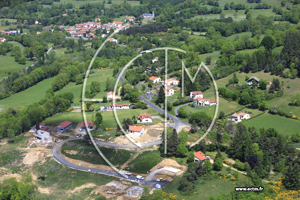 Photo arienne de Saint-Gens-Champanelle (Pardon)