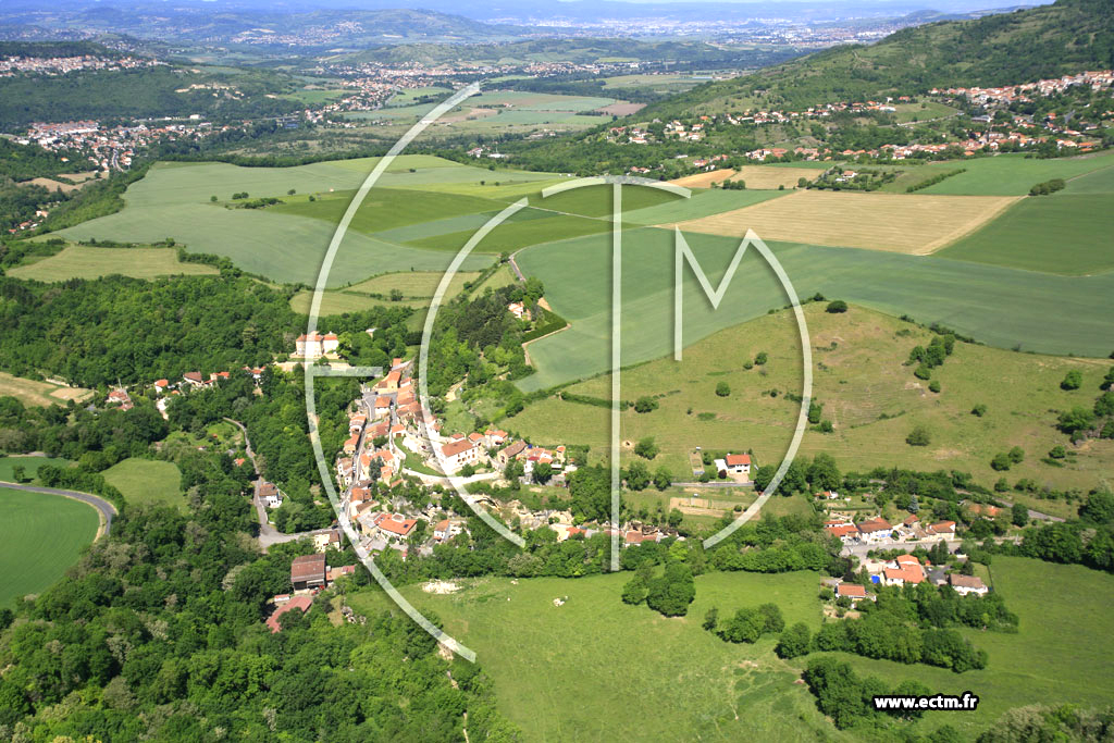 Photo arienne de Vic-le-Comte (Enval)